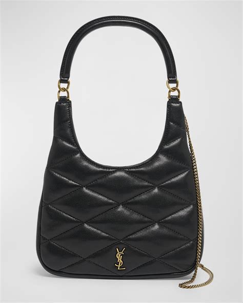 ysl hobo bag black|SADE hobo in lambskin .